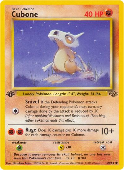 Cubone Jungle Pokemon Tcgplayer Com