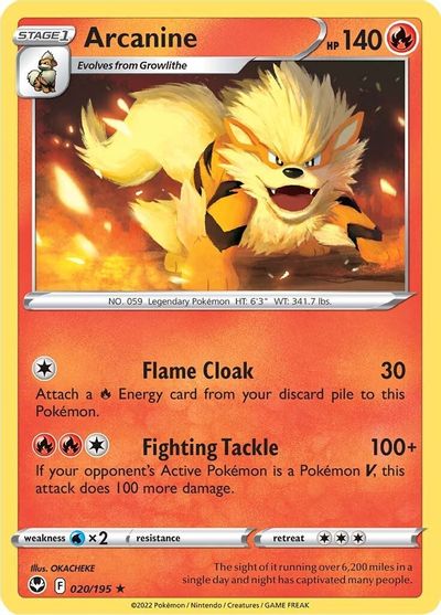 Arcanine [Reverse Holo] #20