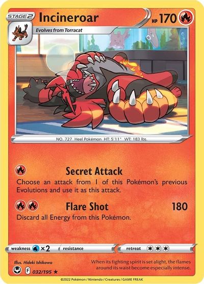 Incineroar [Reverse Holo] #32
