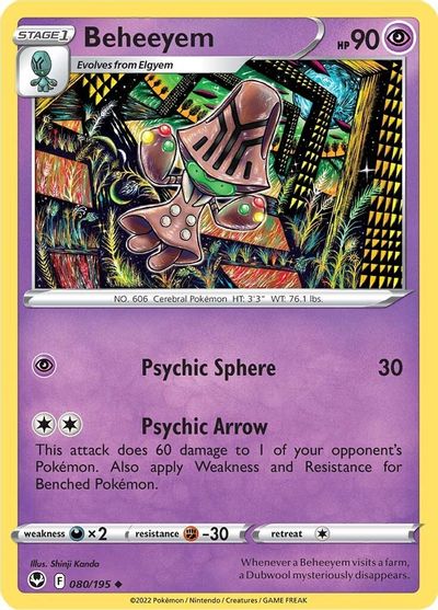 Beheeyem [Reverse Holo] #80
