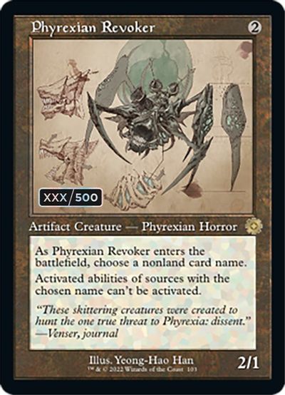 Phyrexian Revoker Schematic