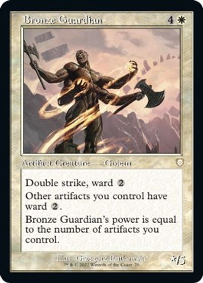 Bronze Guardian Retro Frame