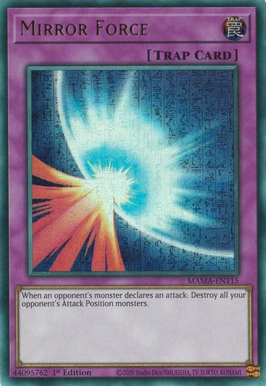 Mirror Force Ultra Pharaohs Rare #MAMA-EN115