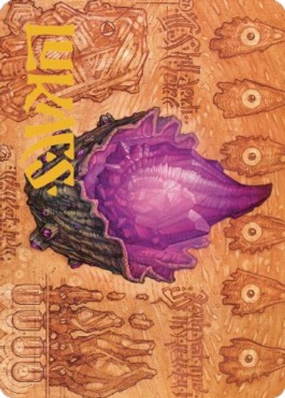 Thorn of Amethyst Art Card Gold Stamped Signature #80