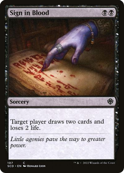Sign in Blood #107