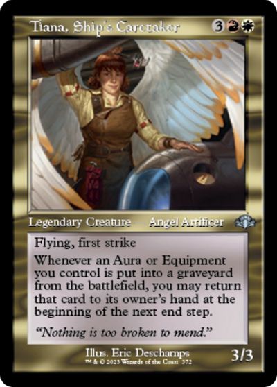 Tiana Ships Caretaker Retro Frame #372