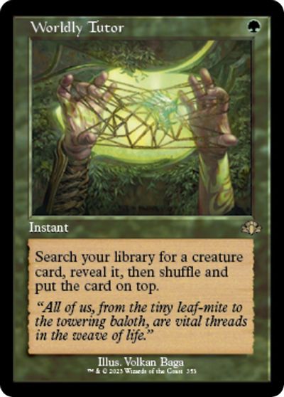 Worldly Tutor Retro Frame #353