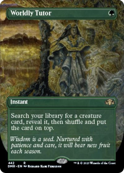 Worldly Tutor Borderless #442