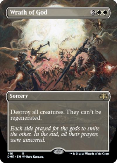 Wrath of God Borderless #416