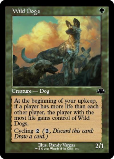 Wild Dogs Retro Frame #351