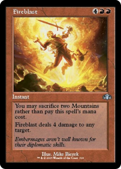 Fireblast Retro Frame #319