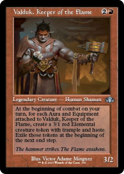 Valduk Keeper of the Flame Retro Frame #333