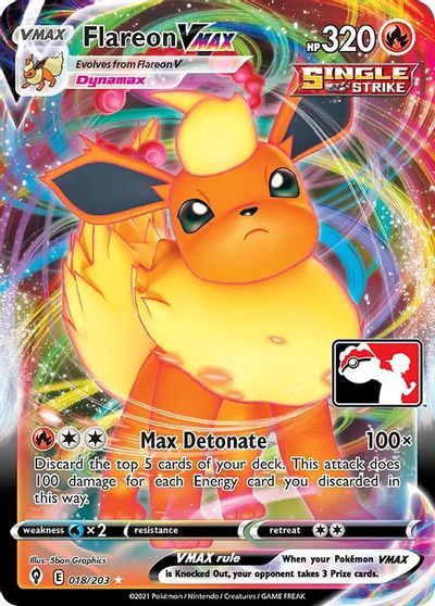 Flareon VMAX [Prize Pack] #18