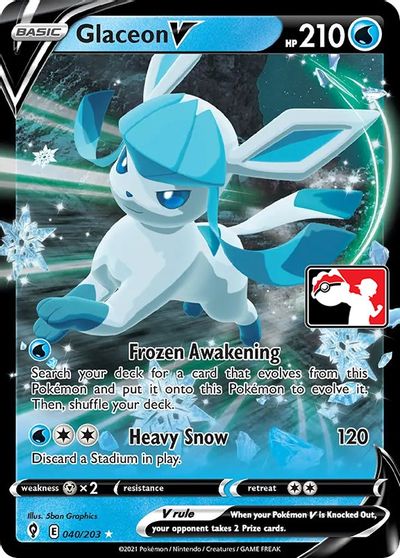 Glaceon V [Prize Pack] #40