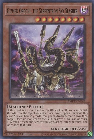 Gizmek Orochi the Serpentron Sky Slasher #AMDE-EN048