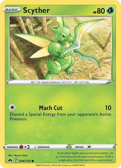 Scyther [Reverse Holo] #6