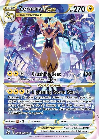 Zeraora VSTAR #GG43