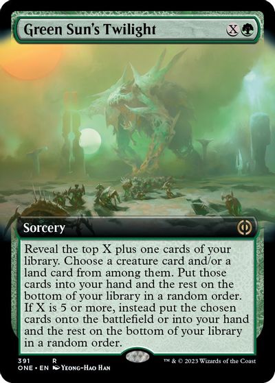 Green Suns Twilight Extended Art #391