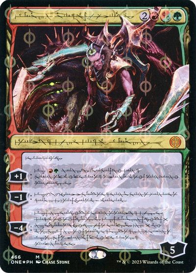 Lukka Bound to Ruin Phyrexian Step and Compleat Foil #466