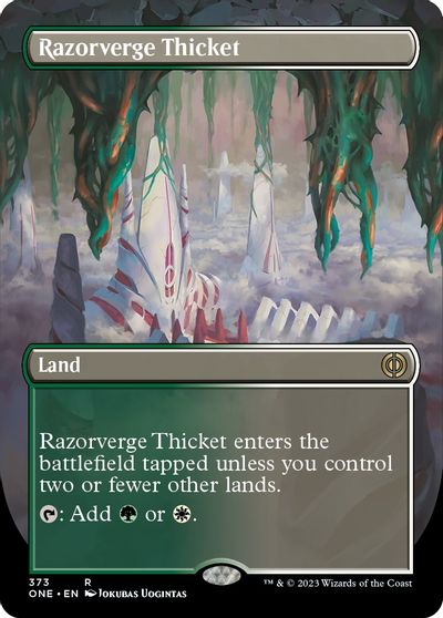 Razorverge Thicket Borderless #373