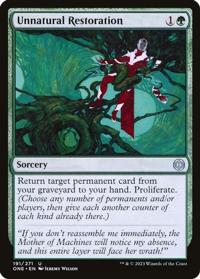 Unnatural Restoration #191