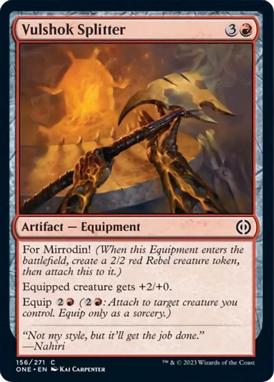 Vulshok Splitter #156