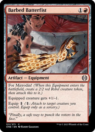 Barbed Batterfist #121