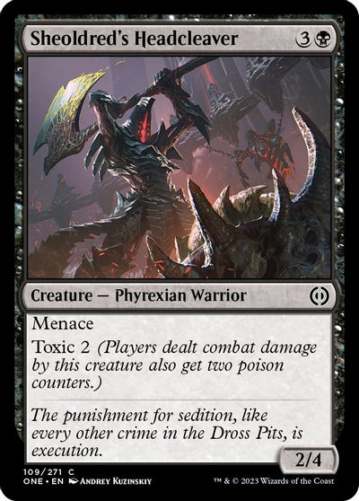 Sheoldreds Headcleaver #109