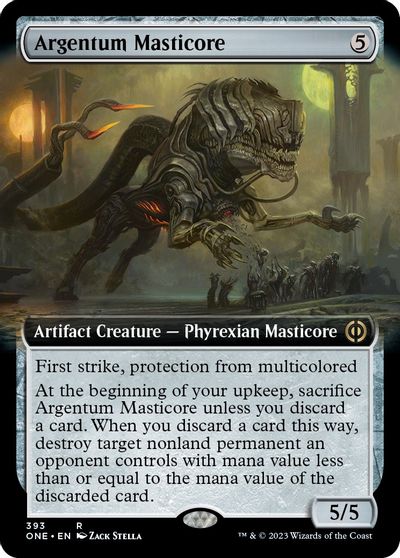 Argentum Masticore Extended Art #393