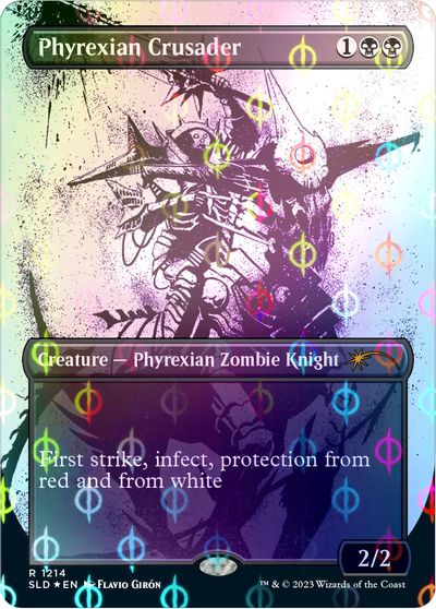 Phyrexian Crusader Step and Compleat Foil #1214