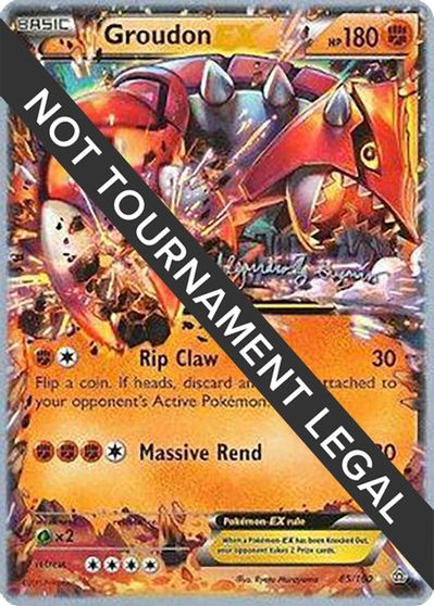 Groudon EX [World Championship] #85