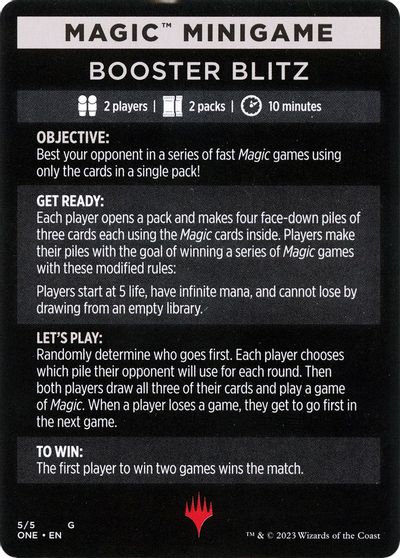 Magic Minigame Booster Blitz #5