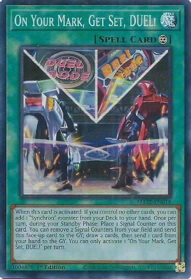 On Your Mark Get Set DUEL #MAZE-EN016