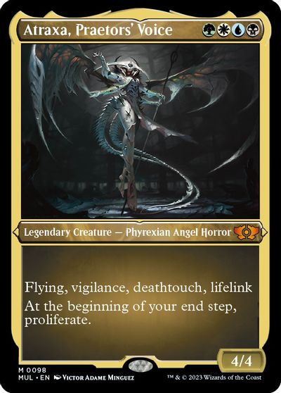 Atraxa Praetors Voice Foil Etched