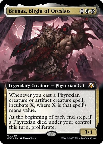 Brimaz Blight of Oreskos Extended Art