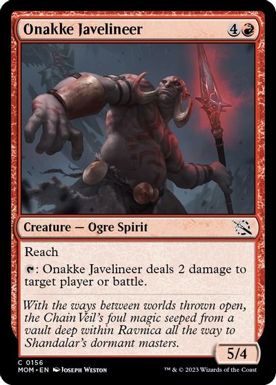 Onakke Javelineer #156