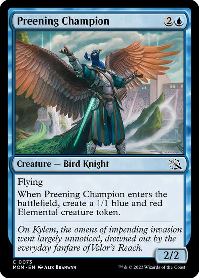 Preening Champion #73