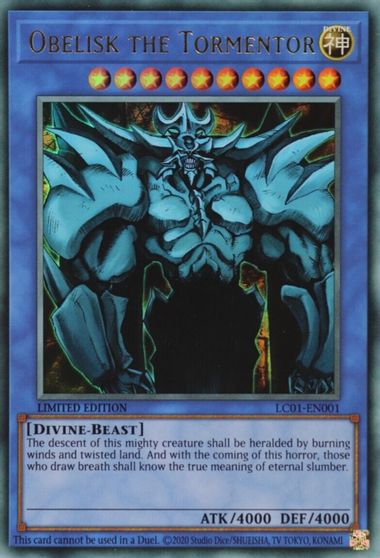 Obelisk the Tormentor 25th Anniversary Edition