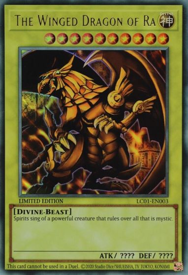 The Winged Dragon of Ra 25th Anniversary Edition