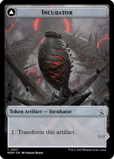 Incubator 0017 Phyrexian 0017 Double Sided Token #17