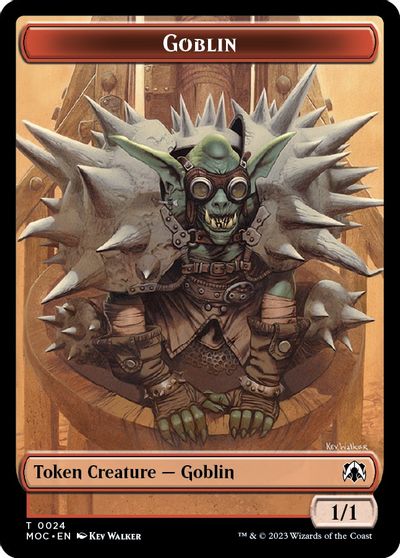 Goblin Eldrazi Double sided Token #24 // 1