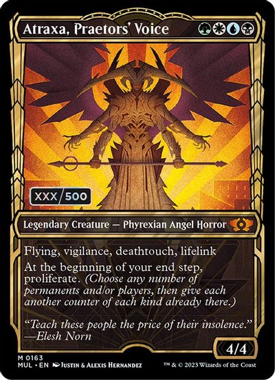 Atraxa Praetors Voice Halo Foil