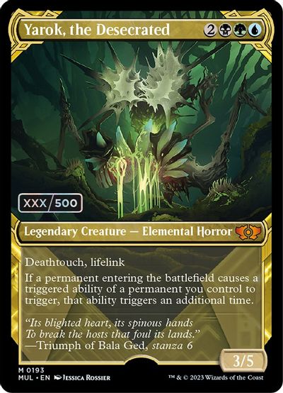 Yarok the Desecrated Serial Numbered #193