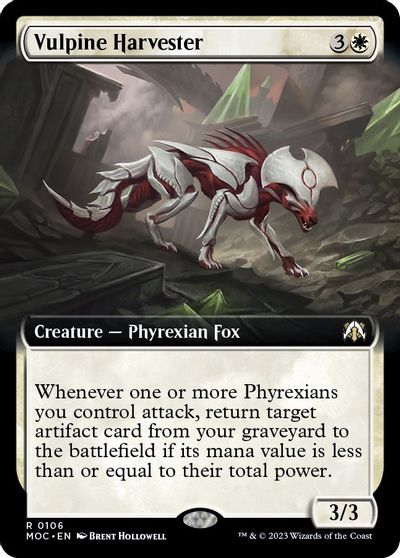 Vulpine Harvester Extended Art #106