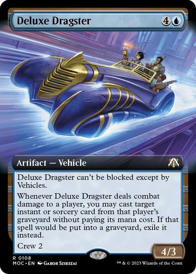 Deluxe Dragster Extended Art #108