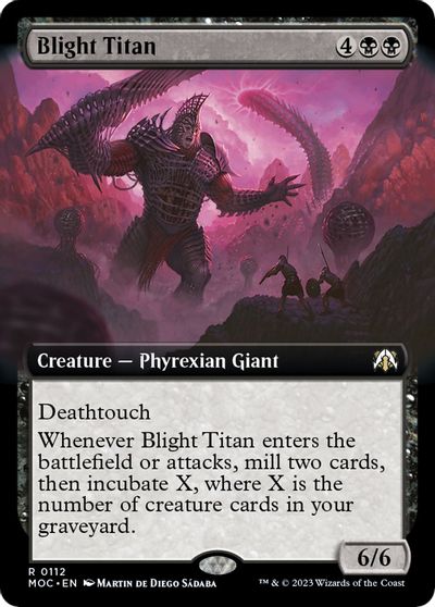 Blight Titan Extended Art #112