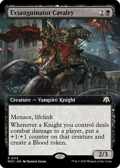 Exsanguinator Cavalry Extended Art #113