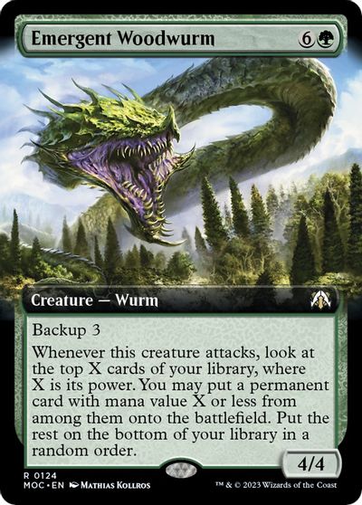 Emergent Woodwurm Extended Art #124