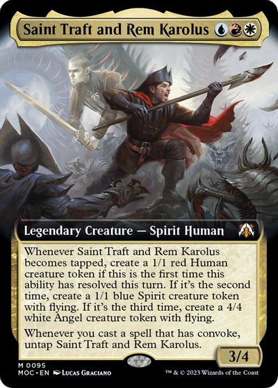 Saint Traft and Rem Karolus Extended Art #95