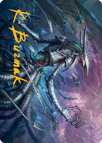 Jin Gitaxias Art Card Gold Stamped Signature #13